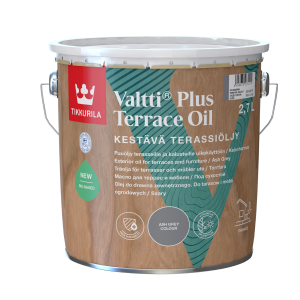 Ulei pentru lemn Tikkurila Valtti Plus Terrace Oil cenusiu 2,7L