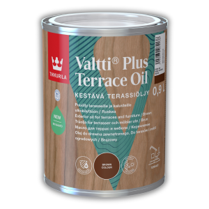 Ulei pentru lemn Valtti Plus Terrace Oil cafeniu 0,9L