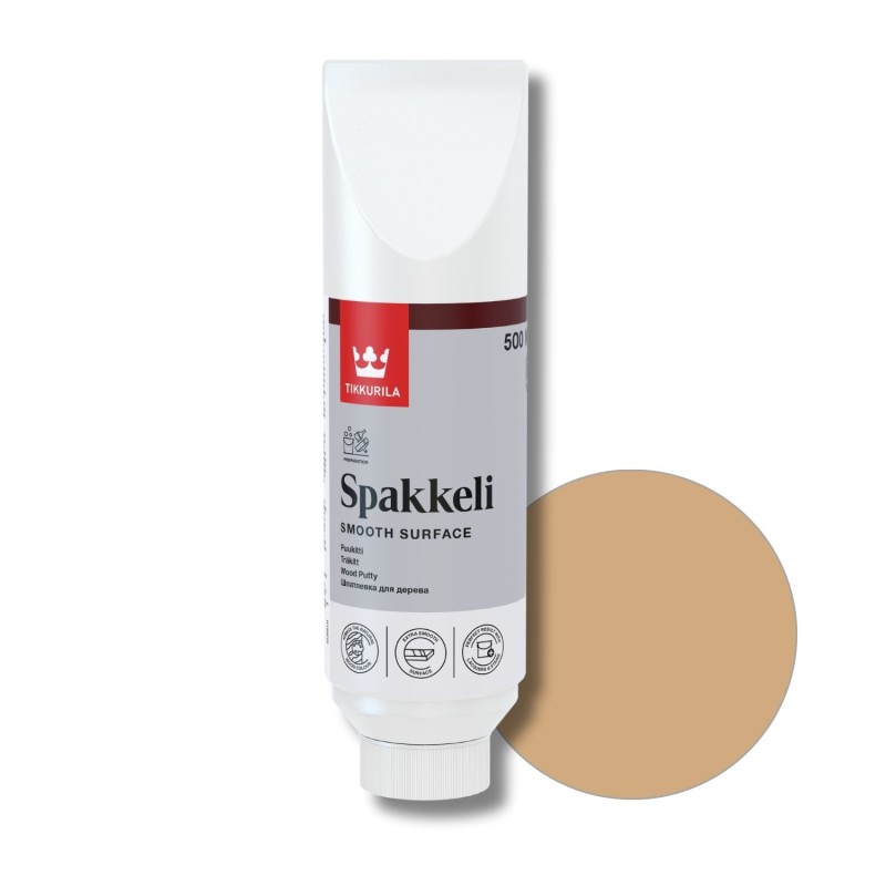Шпатлевка по дереву Tikkurila Spakkeli Puukitti Oak, дуб 0,5л