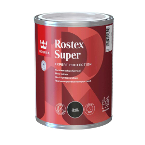 Grund alchidic anticoroziv Tikkurila Rostex Super negru 1L