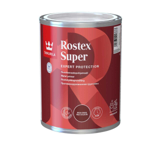 Grund alchidic anticoroziv Tikkurila Rostex Super oxid-roșu 1L