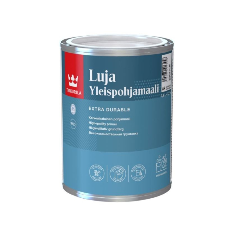 Грунтовка акрилатная Tikkurila Luja Universal Primer совершенно матовая (база AP) 0,9л