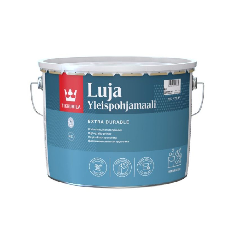 Грунтовка акрилатная Tikkurila Luja Universal Primer совершенно матовая (база AP) 9л