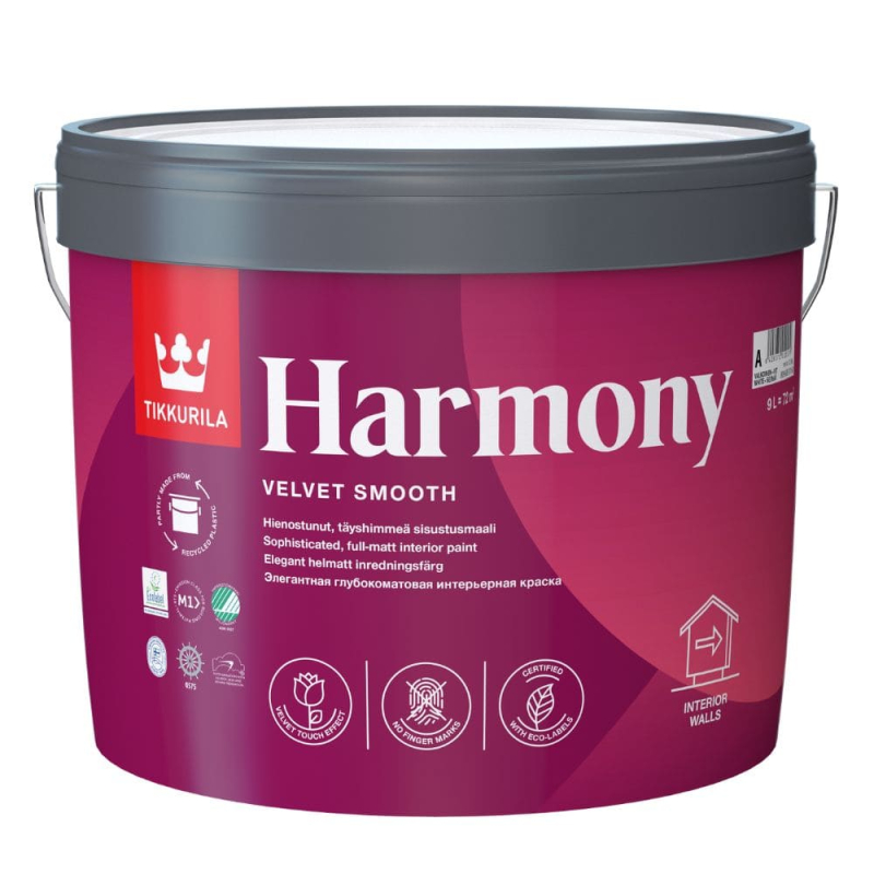 Vopsea interior Tikkurila Harmony profund mat (baza A) 9L