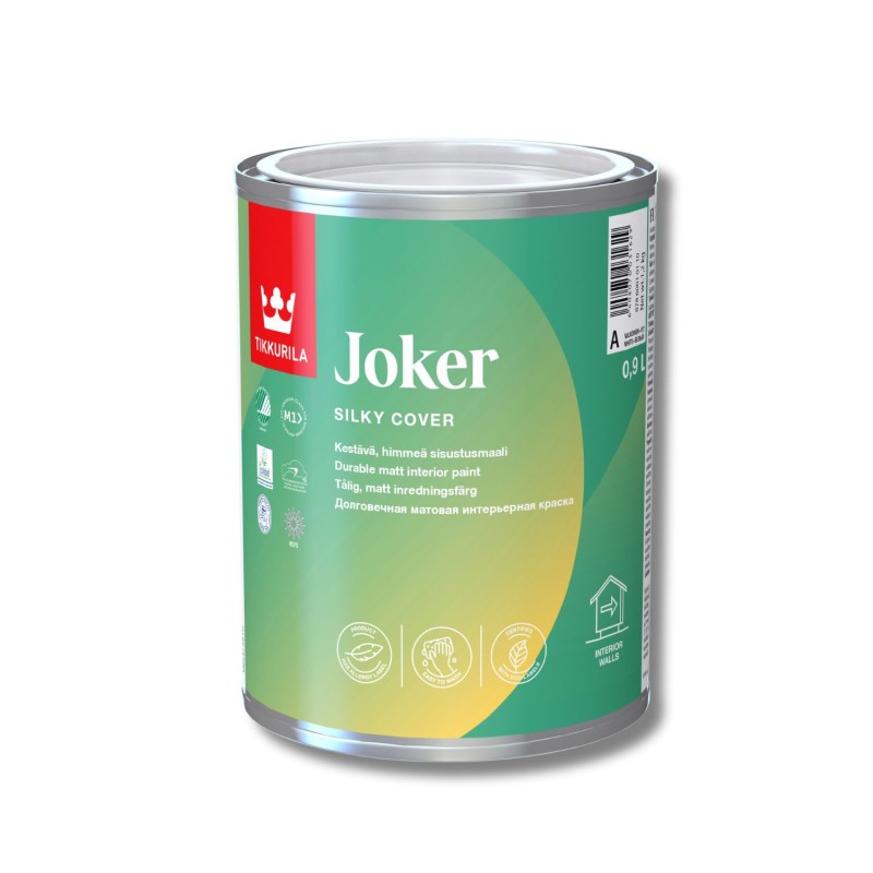 Vopsea interior Tikkurila Joker satin mat (baza C) 0,9L