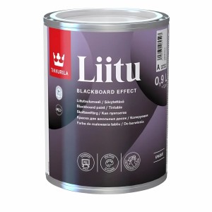 Vopsea pentru tablă școlară Liitu Black Chalk neagra 1L