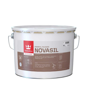 Краска фасадная силиконовая Tikkurila Novasil (база MRA), 9л