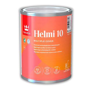 Vopsea acrilata pentru mobila Helmi 10 Mat (baza C) 0,9L