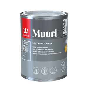 Vopsea interior, termorezistent, profund mat Tikkurila Muuri KSA 0,9L