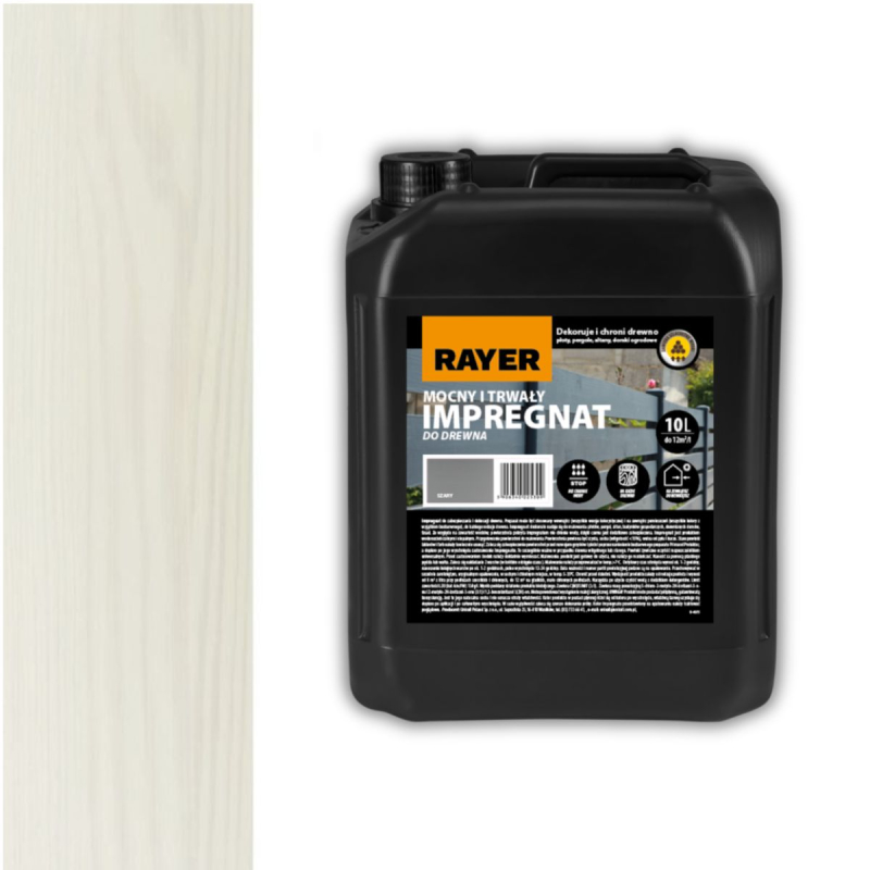 Impregnant pentru lemn Rayer alb 5L