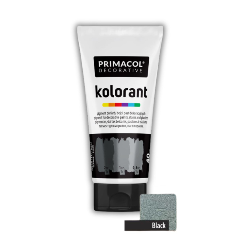 Colorant pigment Primacol 40ml negru 15