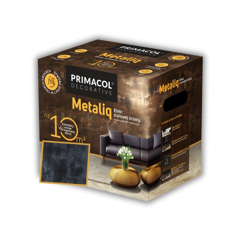 Set pentru decor Primacol Metaliq Iron