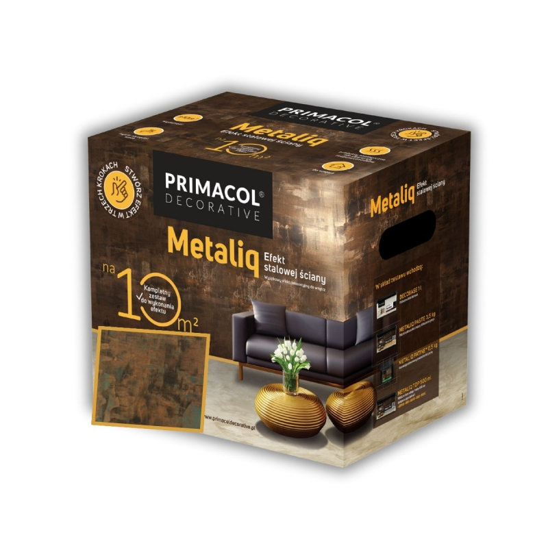 Set pentru decor Primacol Metaliq Patine