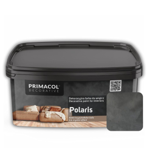 Vopsea decorativă Primacol Polaris 1L Black Carbon