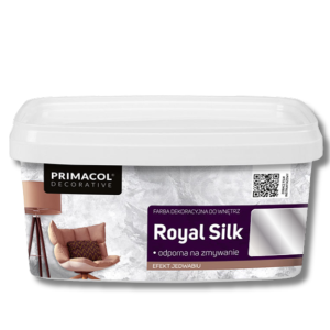 Vopsea decorativă Primacol Royal Silk 3kg base silver R0