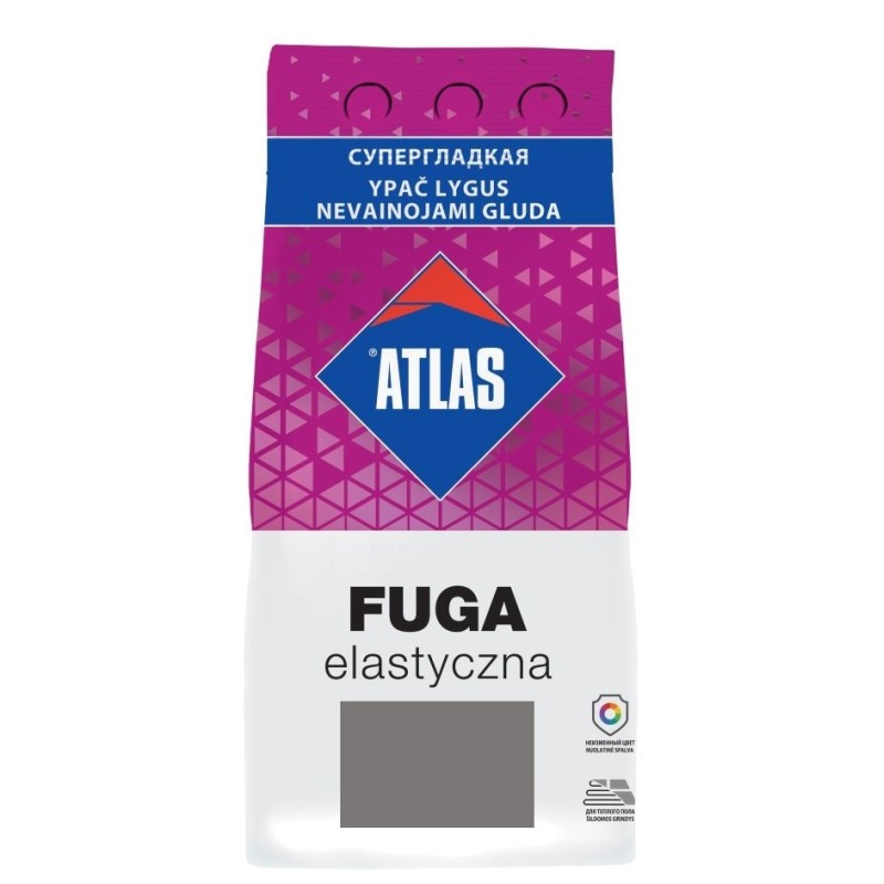 Затирка Atlas эластичная (136 серебряный) 2кг