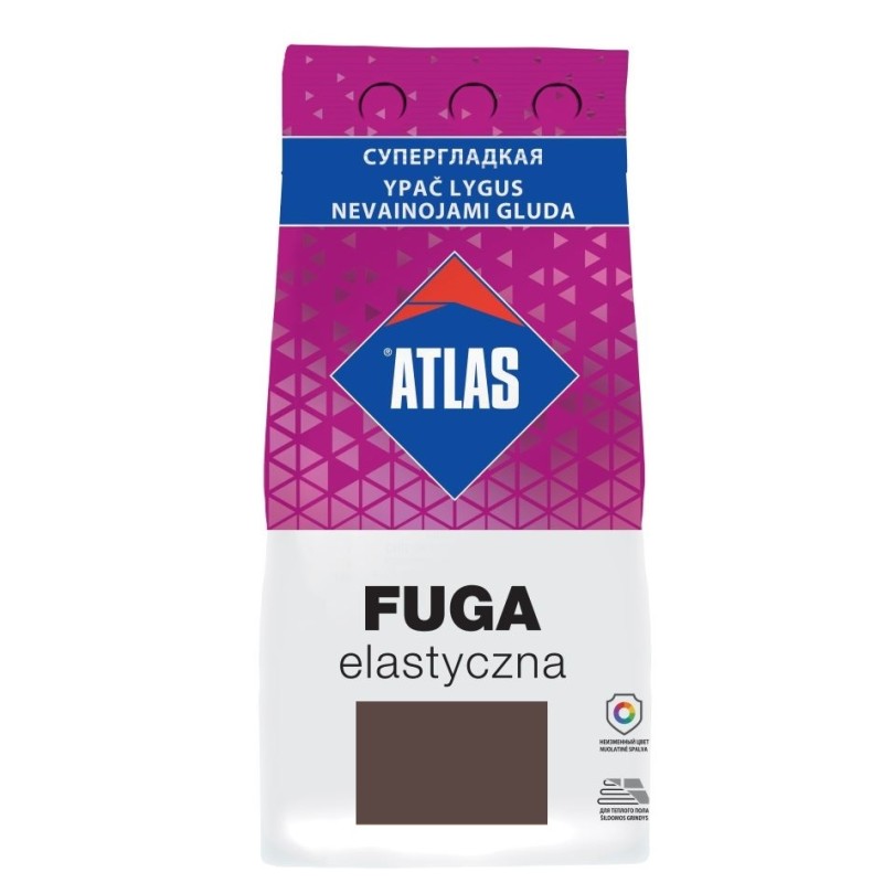Затирка Atlas эластичная (209 каштановый) 2кг