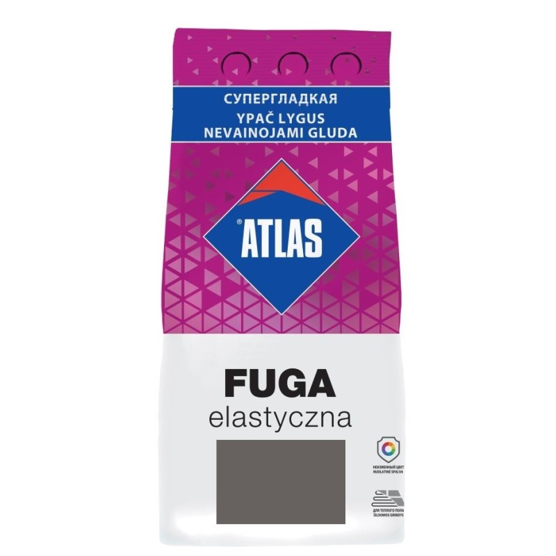 Затирка Atlas эластичная (036 темно-серый) 5кг