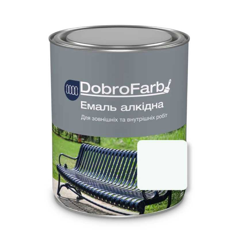 Email alchidic DobroFarb alb 0,8 kg