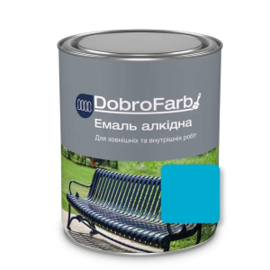 Email alchidic DobroFarb albastru-deschis 0,8 kg