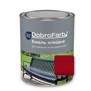 Email alchidic DobroFarb vișiniu 0,8 kg