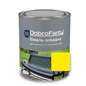 Email alchidic DobroFarb galben 2,8 kg