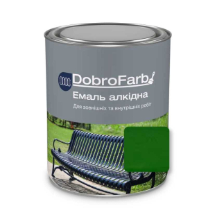 Email alchidic DobroFarb verde 0,8 kg