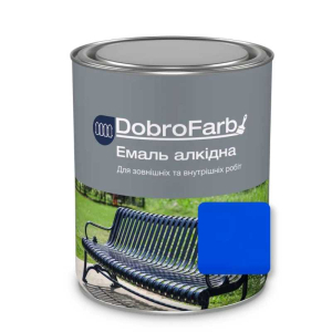 Email alchidic DobroFarb albastru 2,8 kg