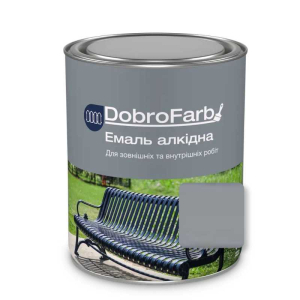 Email alchidic DobroFarb gri 0,8 kg