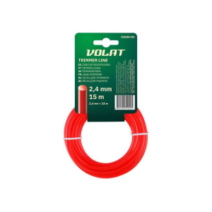 Леска для триммера 2,4мм х 15м круглое сечение Волат