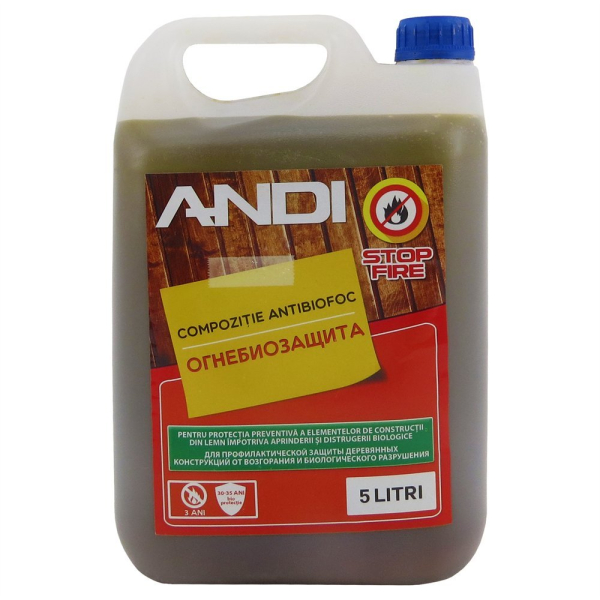Огнебиозащитный состав Andi 5 кг