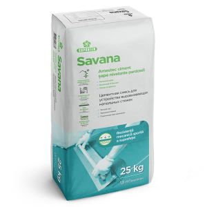 Смесь для напольных стяжек Savana 25 кг