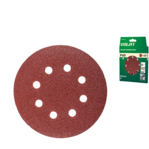 Roată abrazivă 125mm Р60 pentru lemn 8 găuri 10buc. Volat