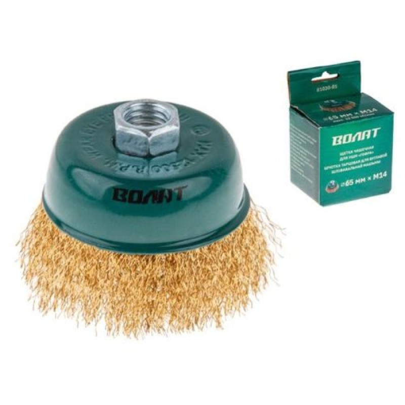 Perie tip cupă sârmă ondulată M14/65mm Volat