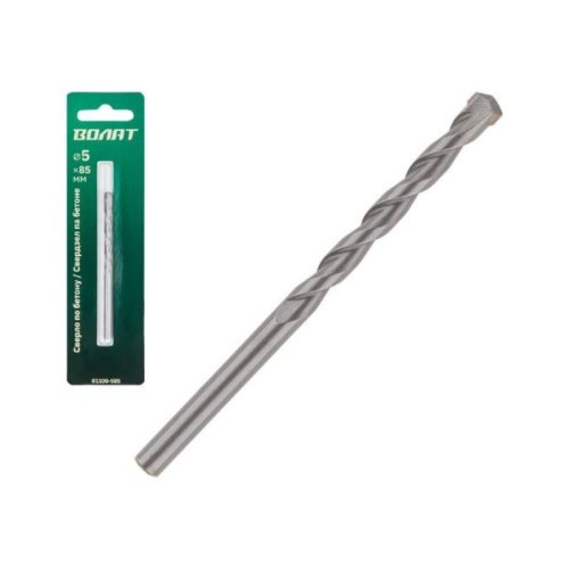 Сверло по бетону  5х85мм Волат победитовое ударное