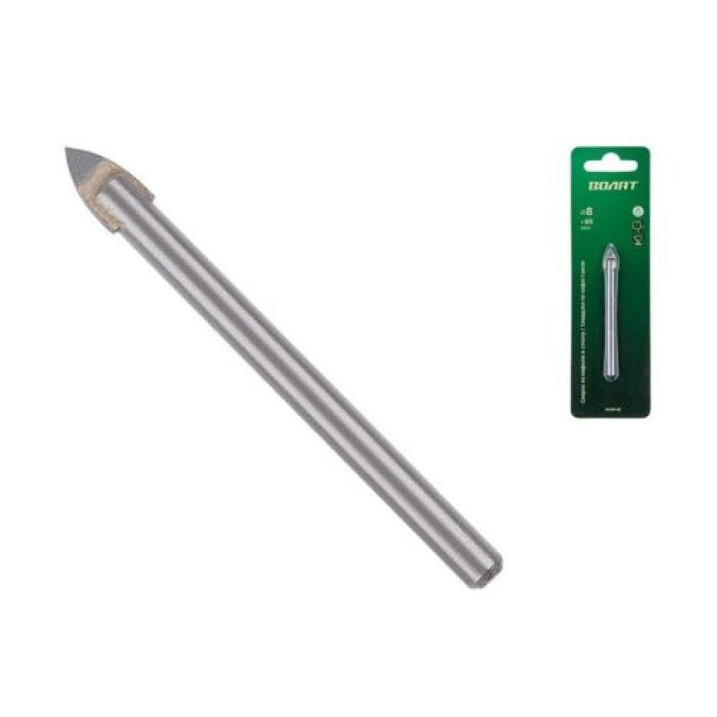 Сверло по кафелю/стеклу 4х60мм ц/х Волат по керамической плитке