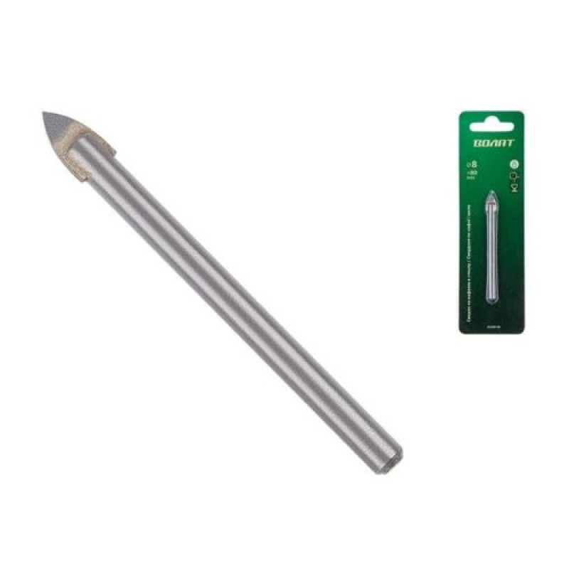 Сверло по кафелю/стеклу 6х75мм ц/х Волат по керамической плитке