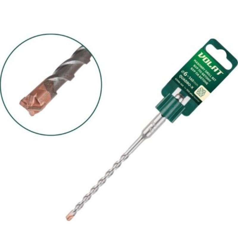 Burghiu 6х100х160mm SDS-plus QUADRO-X Volat