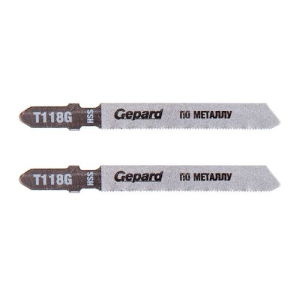 Lame pentru fierăstrău electric pe metal (50mm/32tpi/HSS/T118G/2 buc.) Gepard