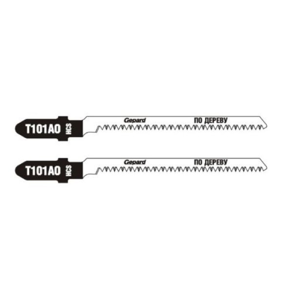 Lame pentru fierăstrău electric pe lemn (50mm/20tpi/HCS/T101AO/2 buc.) Gepard