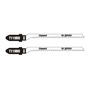 Lame pentru fierăstrău electric pe lemn (50mm/13tpi/HCS/T119BO/2 buc.) Gepard