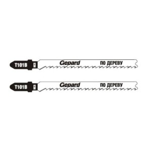 Lame pentru fierăstrău electric pe lemn (75mm/10tpi/HCS/T101B/2 buc.) Gepard
