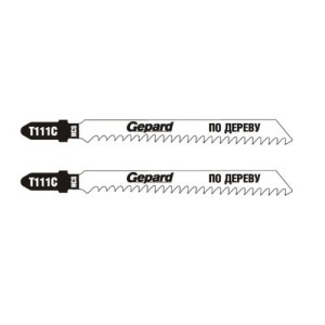 Lame pentru fierăstrău electric pe lemn (75mm/8tpi/HCS/T111C/2 buc.) Gepard