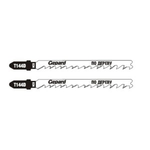 Lame pentru fierăstrău electric pe lemn (75mm/6tpi/HCS/T144D/2 buc.) Gepard