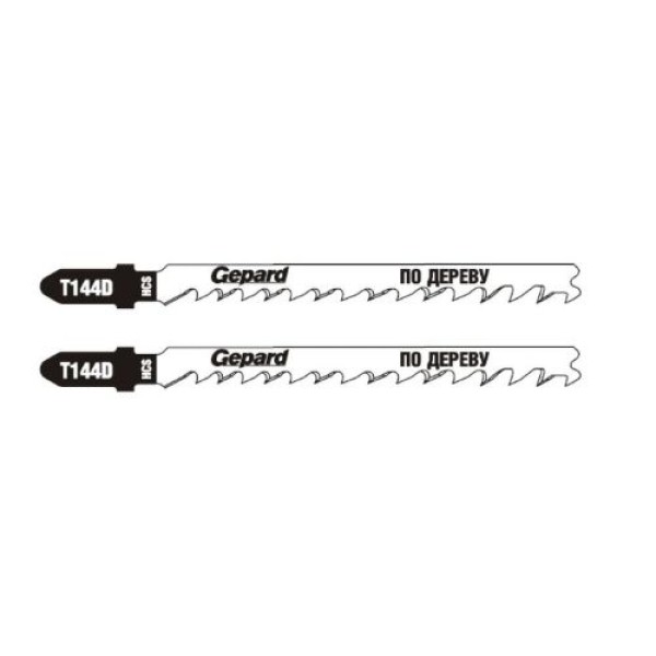Lame pentru fierăstrău electric pe lemn (75mm/6tpi/HCS/T144D/2 buc.) Gepard
