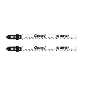 Lame pentru fierăstrău electric pe lemn (75mm/6tpi/HCS/T101D/2 buc.) Gepard