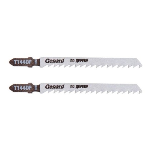 Lame pentru fierăstrău electric pe lemn  (75mm/6tpi/BIM/T144DF/2 buc.) Gepard