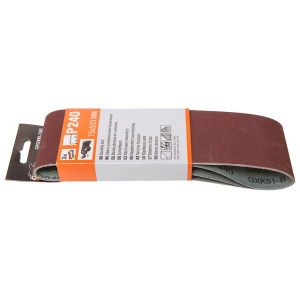 Bandă abrazivă de șlefuire 75х533mm Р80 3buc. Gepard