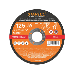 Disc de tăiere pentru metal 125 x 1,0 x 22,2 mm Startul