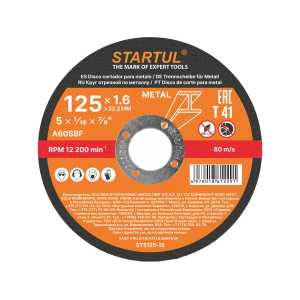 Disc de tăiere pentru metal 125 x 1,6 x 22,2 mm Startul